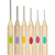TANDEX WOODI interdentalbørste 6 stk. coral, PHD 0,7, ISO 1