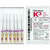 K3 Files 6 stk. ISO 025, Taper .02, 25 mm