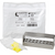 PLUG IN borholder stk. for 16 instrumenter (2 rader med 8 hull), gul, 8,5 x 2,5 x 3 cm
