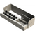 PLUG IN PLUS borholder stk. for 12 instrumenter, svart, 10,3 x 2,7 x 3,2 cm