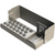 PLUG IN PLUS borholder stk. for 20 instrumenter, grå, 11 x 3,5 x 3,4 cm