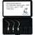 SONICflex paro sett A 3 stykker (Nr. 60, Nr. 61, Nr. 62)