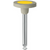 EVE DIAPOL 10 stk grå fin, RA, figur hjul, 11 x 2 mm
