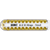 EZ-ID merkeringer 25 stk. neon gul, 3 mm