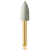 EVE DIACOMP PLUS 10 stk grå fin, RA, flammeform, 5 x 10 mm