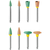 EVE DIACERA 10 stk. oransje fin, RA, liten spiss figur, 3 x 7,5 mm