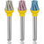 EVE DIAPOL OCCLUFLEX 10 stk. blå, grov, RA, figur Occluflex, 5,5 x 8,8 mm