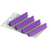 Galaxy Silicone Refill sett med silikoninnsatser for kassett 18 x 10, lilla