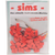Sims standard 50 stk rød