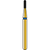 DIATECH diamanter G838 5 stk blå medium (ML), FG, figur 138 Sylinder avrundet, 3 mm, ISO 009