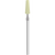 Omni diamantkutter MCP stk. gul grov, HP, kjegle, hodelengde: 11 mm, 4 mm