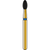 DIATECH diamanter G379 5 stk. blå medium (M), FG, figur 277 egg, 3,5 mm, ISO 018