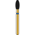 DIATECH diamanter G379 5 stk blå medium (M), FG, figur 277 egg, 5 mm, ISO 023