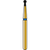 DIATECH diamanter G802 5 stk. blå middels (M), FG, fasong 002 rund hals dekket, 2,3 mm, ISO 012