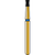 DIATECH diamanter G806 5 stk blå medium (M), FG, fasong 019 omvendt kjegle, 2,2 mm, ISO 014