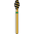 DIATECH diamanter G811T 5 stk. grønn grov (C), FG, figur 038 palatinal, 5 mm, ISO 033