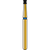 DIATECH diamanter G813 5 stk blå medium (M), FG, figur 032, diabolo, 1,5 mm, ISO 014