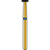 DIATECH diamanter G818 5 stk. blå medium (M), FG, figur hjul, 0,7 mm, ISO 025