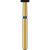 DIATECH diamanter G828 5 stk. blå medium (M), FG, fasong 048 hjul, 1 mm, ISO 030