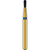 DIATECH diamanter G830 5 stk., blå medium (M), FG, fasong 233 pære, 2,7 mm, ISO 010