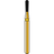 DIATECH diamanter G830L 5 stk. gul ekstra fin (EF), FG, figur 234 pære lang, 4 mm, ISO 012