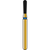 DIATECH diamanter G830L 5 stk. blå medium (M), FG, figur 234 pære lang, 5 mm, ISO 014