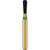 DIATECH diamanter G830L 5 stk grønn grov (C), FG, figur 234 pære lang, 5 mm, ISO 016