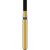 DIATECH diamanter G835 5 stk blå medium (M), FG, fasong 109 sylinder flat ende, 4 mm, ISO 014