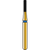 DIATECH diamanter G835R 5 stk blå medium (M), FGSS, figur 156 sylinder med avrundet kant, 4 mm, ISO 010