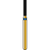 DIATECH diamanter G836 5 stk. blå medium (M), FG, figur 110 sylinder flat ende, 6 mm, ISO 012