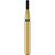 DIATECH diamanter G838 5 stk blå medium (M), FG, fasong 139 sylinder rund, 3 mm, ISO 009