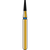 DIATECH diamanter G845 5 stk blå medium (M), FG, figur 170 kjegle flat ende, 4 mm, ISO 012