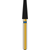 DIATECH diamanter G847 5 stk. blå medium (M), FG, figur 172 kjegle flat ende, 8 mm, ISO 025