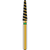 DIATECH diamanter G856T 5 stk grønn grov (C), FG, fasong 198 rund kjegle, 9 mm, ISO 021