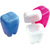Tannbeholder 72 stk. 3 cm, assorterte (hvit, blå, rosa)