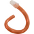 Medicom spyttsuger med avtakbar hette 100 stk, 13 cm, oransje