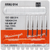 Diamant 859 5 stk hvite ultrafine, FG, figur 166 konisk spiss, 10 mm, ISO 014