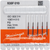 Diamant 835 5 stk rød fin, FG, figur 108 sylinder, 3,5 mm, ISO 010