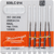 Diamant 830 5 stk. gul ekstra fin, RA XL, fasong 258, ISO 014