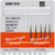 Diamant 820 5 stk. gul ekstra fin, FG, fasong 465 interdental, 5 mm, ISO 014