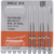Diamant 849 5 stk hvit ultrafin, RA XL, fasong 693 rund kjegle, 6 mm, ISO 012