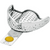 PERMA-LOCK avtrykkskje stk. OK XS, perforert, gul, 2804-U2