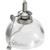 Spritlampe i klart glass 100 ml stk. spritlampe