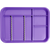 B-Lok Tray stk. brett 34 x 24,5 x 2,2 cm, med inndeler neon lilla