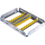 EASY-CLIP stk. brett med gul silikoninnsats, for 10 instrumenter