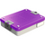 Aluminiumsboks 20X16 stk. lilla