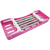 Paro sett i SteriWashTray sett S-PK Tray rosa inkludert 5 instrumenter