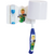 Komplett tannpleiesett Ritter pack (1 tannbørste, 1 tannbørsteklokke med holder 2,5 min, 1 tannbørstekopp) blå