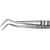 Pinsett Meriam stk. 150 mm, riflet (HWC 019-12)