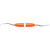 LM DuraGradeMAX Mini Gracey stk. figur 11/14, mesial-distal, oransje, LM-ErgoNorm håndtak